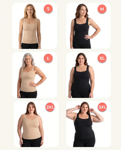 Sculps's Built-In Bra Comfort Shaper Tank